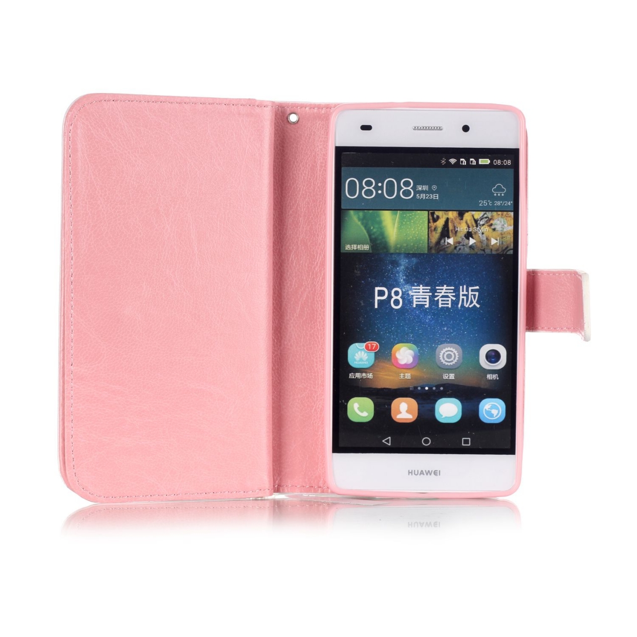 HUAWEI P8 LITE Multifunction full cash 9x card slots wallet leather case
