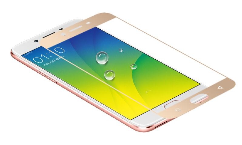 Oppo R9S fully covered Curved Tempered Glass sreen protector