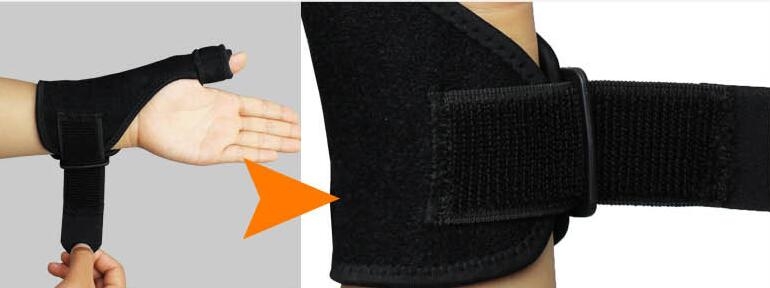 AOLIKES Adjustable Medical Sport Thumb Spica Splint Brace Support LEFT