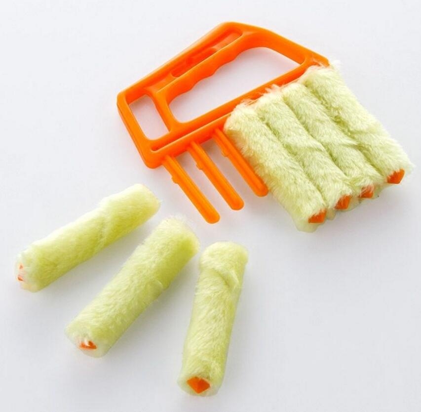 Microfibre Window Air Conditioner Blind Brush Duster Washable Cleaner