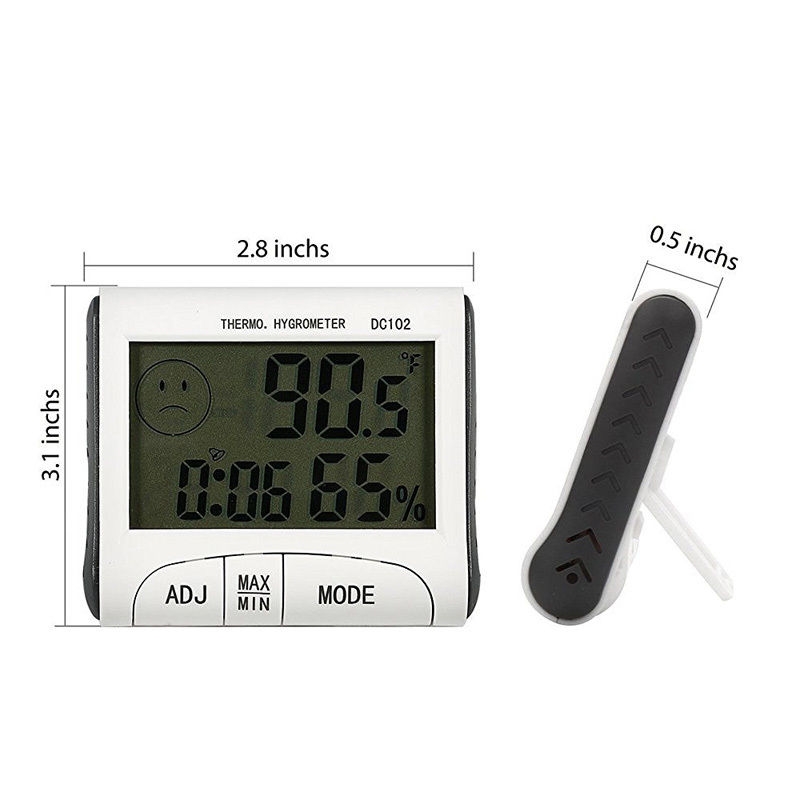Digital LCD Thermometer Hygrometer Electronic Temperature Humidity Meter