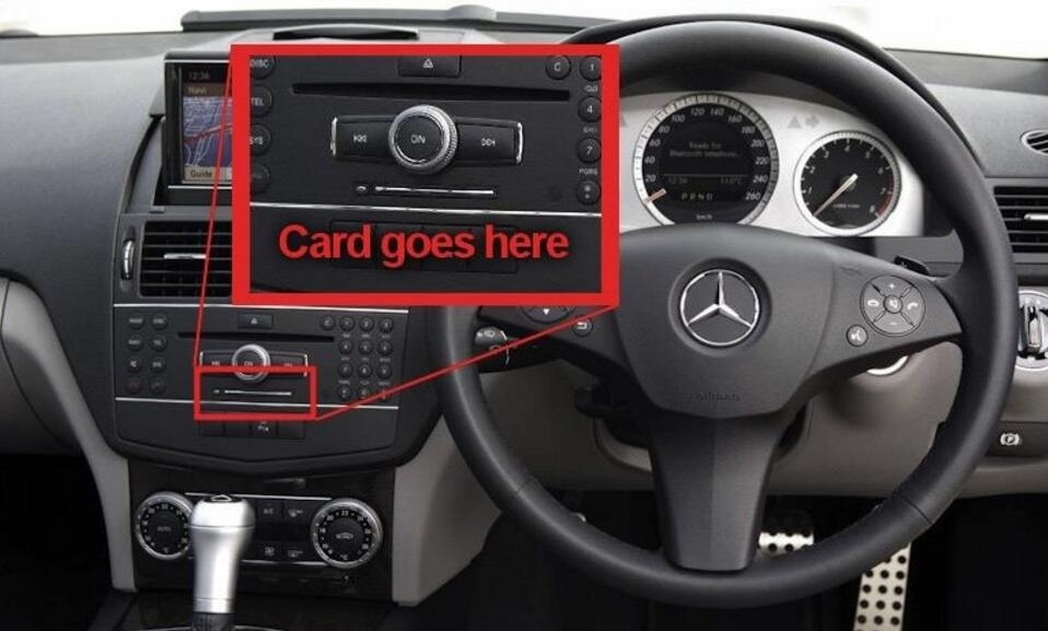 PCMCIA Compact Flash CF Card Reader Adapter - Mercedes Benz S E C GLK Class PCMCIA Compact Flash CF Card Reader Adapter - Mercedes Benz S E C GLK Class