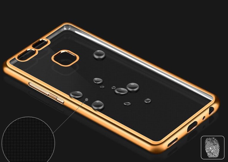 Huawei P10 LITE case Plating Bumper with clear gel back cover case Huawei P10 LITE case Plating Bumper with clear gel back cover case