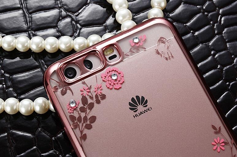Huawei P10 soft gel tpu case luxury bling shiny floral case Huawei P10 soft gel tpu case luxury bling shiny floral case