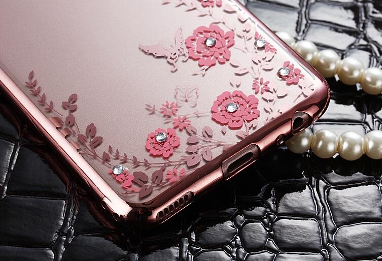 Huawei P10 soft gel tpu case luxury bling shiny floral case Huawei P10 soft gel tpu case luxury bling shiny floral case