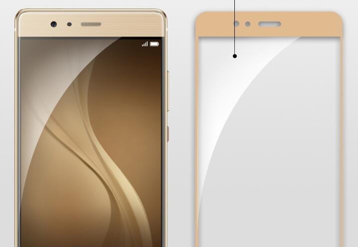 Huawei P10 Plus fully covered Curved Tempered Glass screen protector