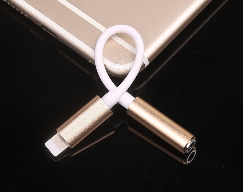 Lightning To 3.5mm IPhone 7 Plus Earphone Headphone Jack AUX Connector Adapter
