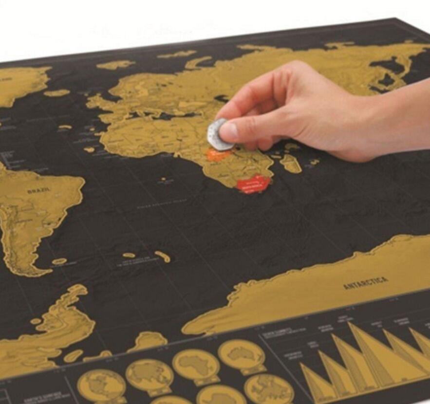 Scratch Off World Map Scratch Off World Map