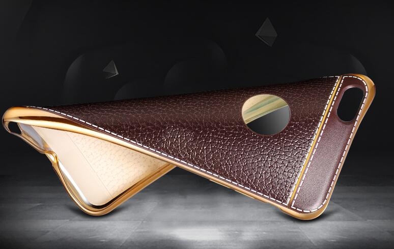 Huawei P10 Slim Bumper with back TPU Leather soft Case