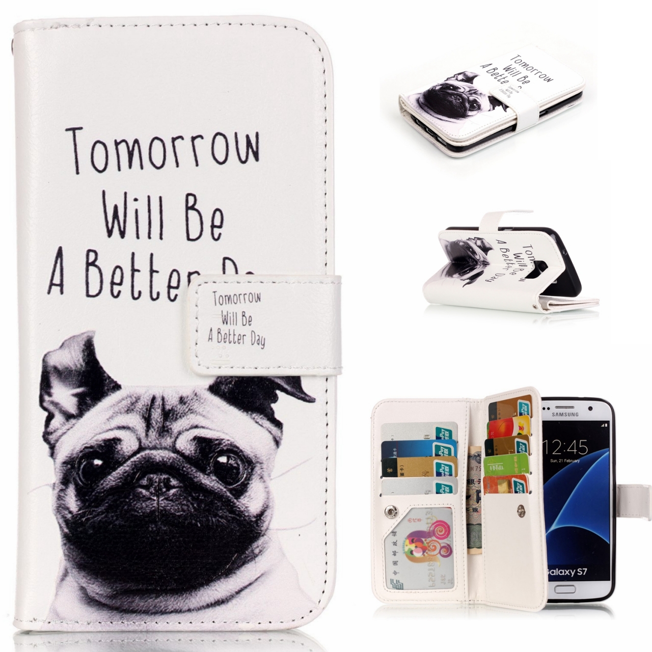 HTC 10 Multifunction wallet leather case