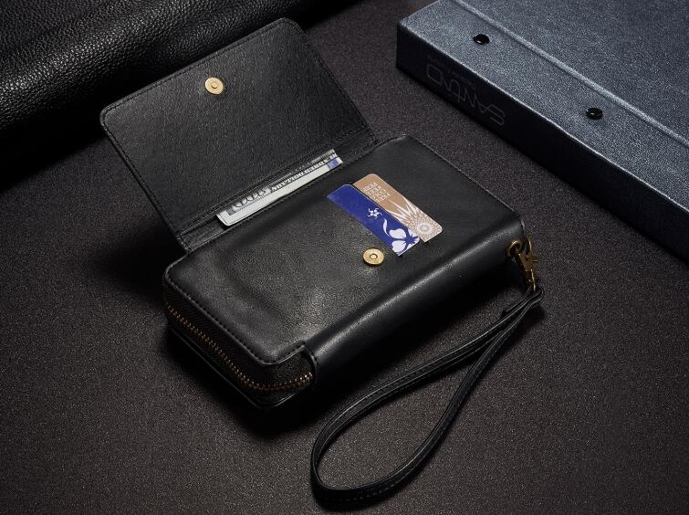 Samsung Galaxy S8 retro wallet Leather Zip case detachable Samsung Galaxy S8 retro wallet Leather Zip case detachable