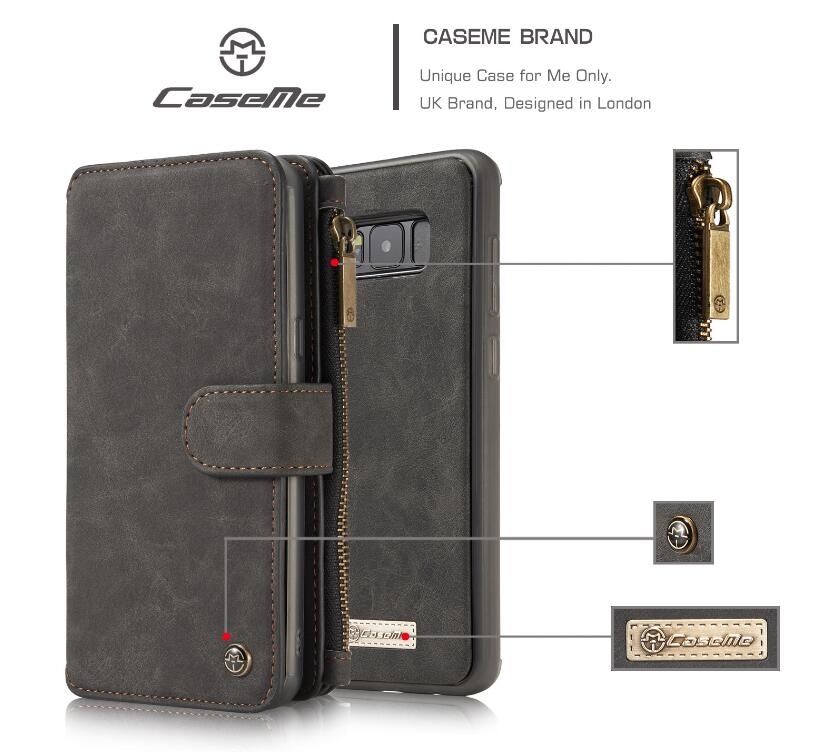 Galaxy S8 plus wallet leather case detachable Galaxy S8 plus wallet leather case detachable