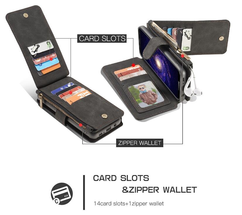 Galaxy S8 plus wallet leather case detachable Galaxy S8 plus wallet leather case detachable