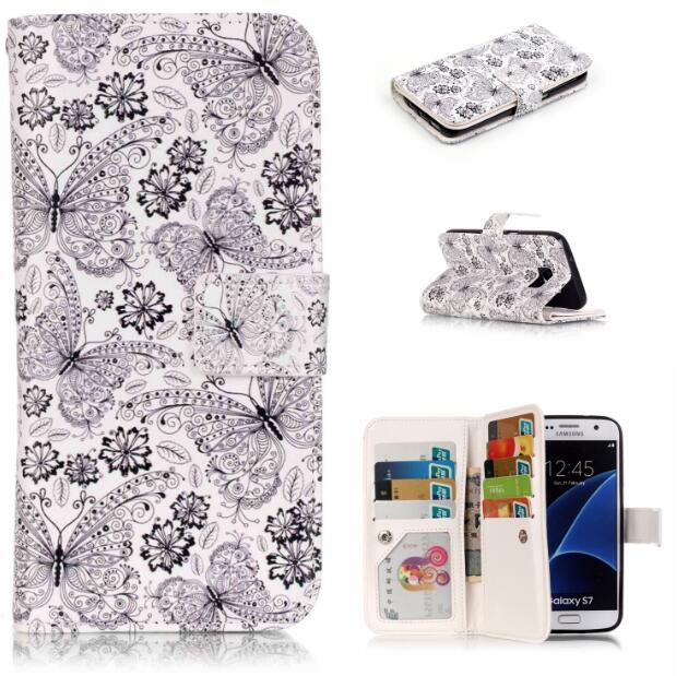 HTC M8 Multifunction wallet leather case cover