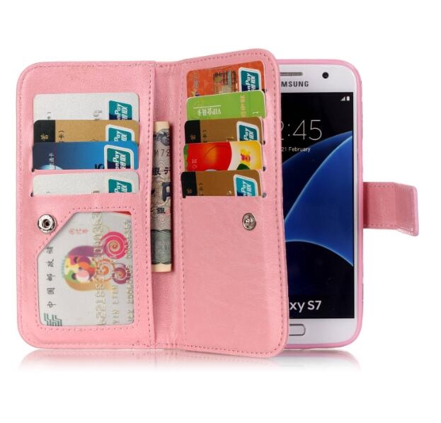 HTC M8 Multifunction wallet leather case cover