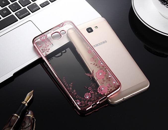 Samsung Galaxy S7 Edge soft gel tpu case luxury bling shiny floral case Samsung Galaxy S7 Edge soft gel tpu case luxury bling shiny floral case