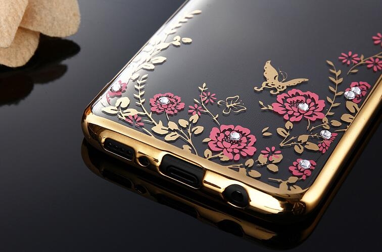 Galaxy S8 soft gel tpu case luxury bling shiny floral case Galaxy S8 soft gel tpu case luxury bling shiny floral case