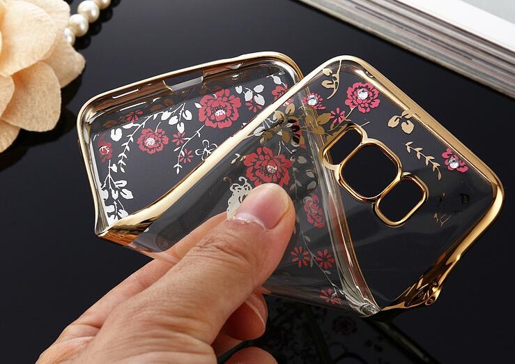 Galaxy S8 soft gel tpu case luxury bling shiny floral case Galaxy S8 soft gel tpu case luxury bling shiny floral case