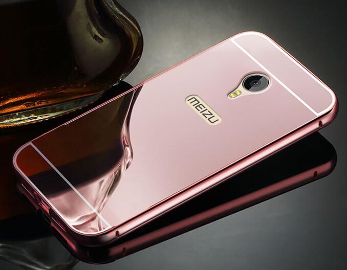 MEIZU M5 Note case Slim Metal bumper with mirror back cover case MEIZU M5 Note case Slim Metal bumper with mirror back cover case