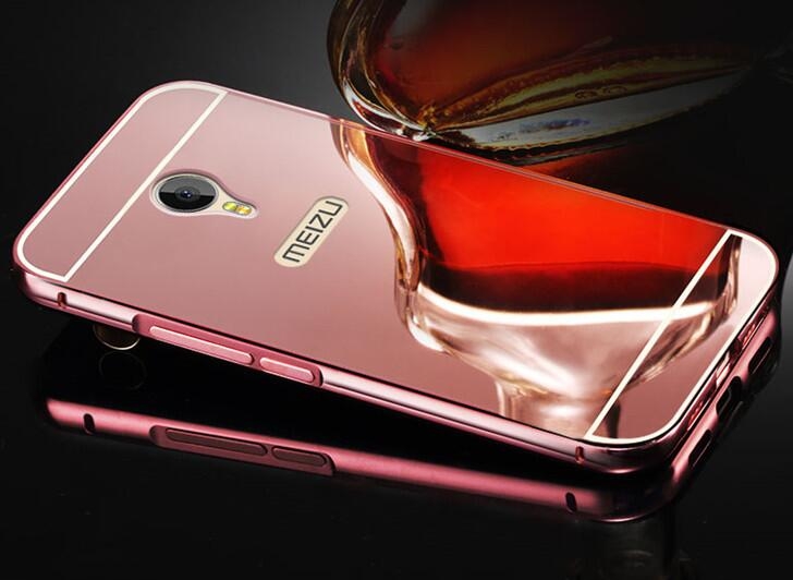 MEIZU M5 Note case Slim Metal bumper with mirror back cover case MEIZU M5 Note case Slim Metal bumper with mirror back cover case