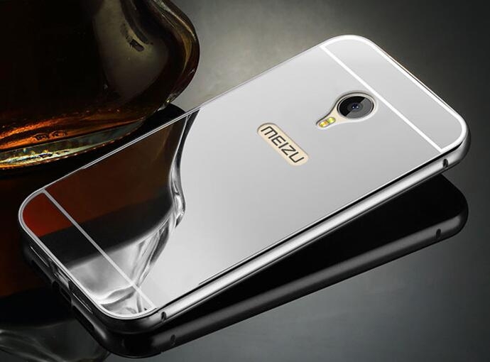 MEIZU M5 Note case Slim Metal bumper with mirror back cover case MEIZU M5 Note case Slim Metal bumper with mirror back cover case