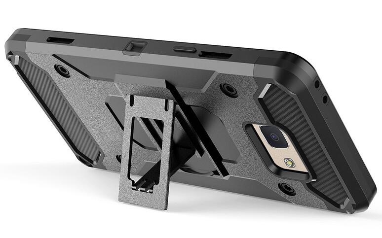 Galaxy J7 Prime Hybrid armor Case+Belt Clip Holster