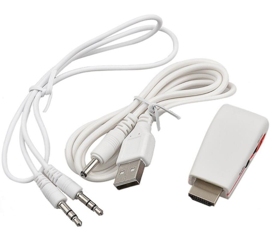 HDMI to VGA Adapter Converter + Video and Audio HDMI to VGA Adapter Converter + Video and Audio