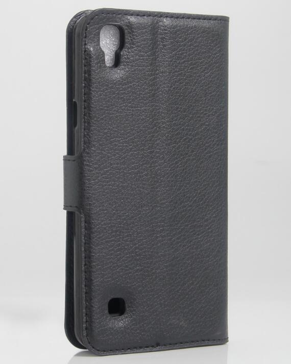 LG X style Case Leather Wallet Cover+Pen