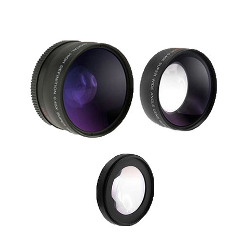 Wide Angle and Macro Lens Set for Cameras-52mm Wide Angle and Macro Lens Set for Cameras-52mm
