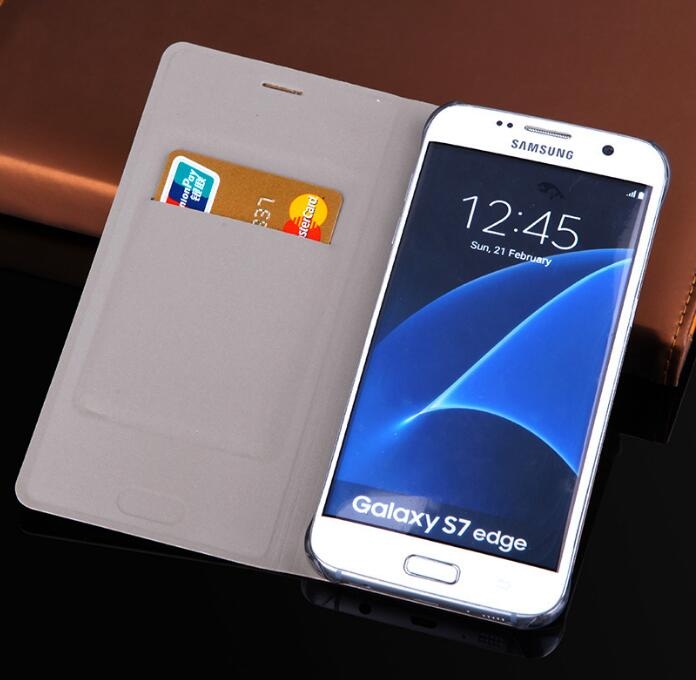 Galaxy A3 2017 case Flip Slim Wallet Leather Case Cover