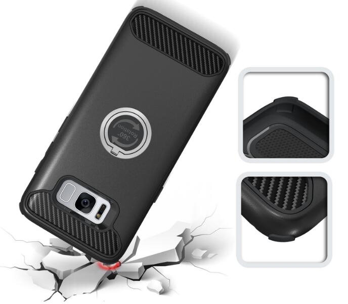 Galaxy S8 plus Shockproof Hybrid 360° Ring Rotate Kickstand Case Cover Galaxy S8 plus Shockproof Hybrid 360° Ring Rotate Kickstand Case Cover