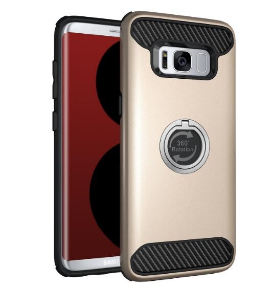 Galaxy S8 Shockproof Hybrid 360° Ring Rotate Kickstand Case Cover Galaxy S8 Shockproof Hybrid 360° Ring Rotate Kickstand Case Cover