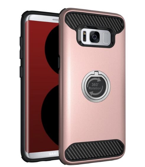 Galaxy S8 Shockproof Hybrid 360° Ring Rotate Kickstand Case Cover Galaxy S8 Shockproof Hybrid 360° Ring Rotate Kickstand Case Cover