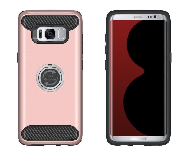 Galaxy S8 Shockproof Hybrid 360° Ring Rotate Kickstand Case Cover Galaxy S8 Shockproof Hybrid 360° Ring Rotate Kickstand Case Cover