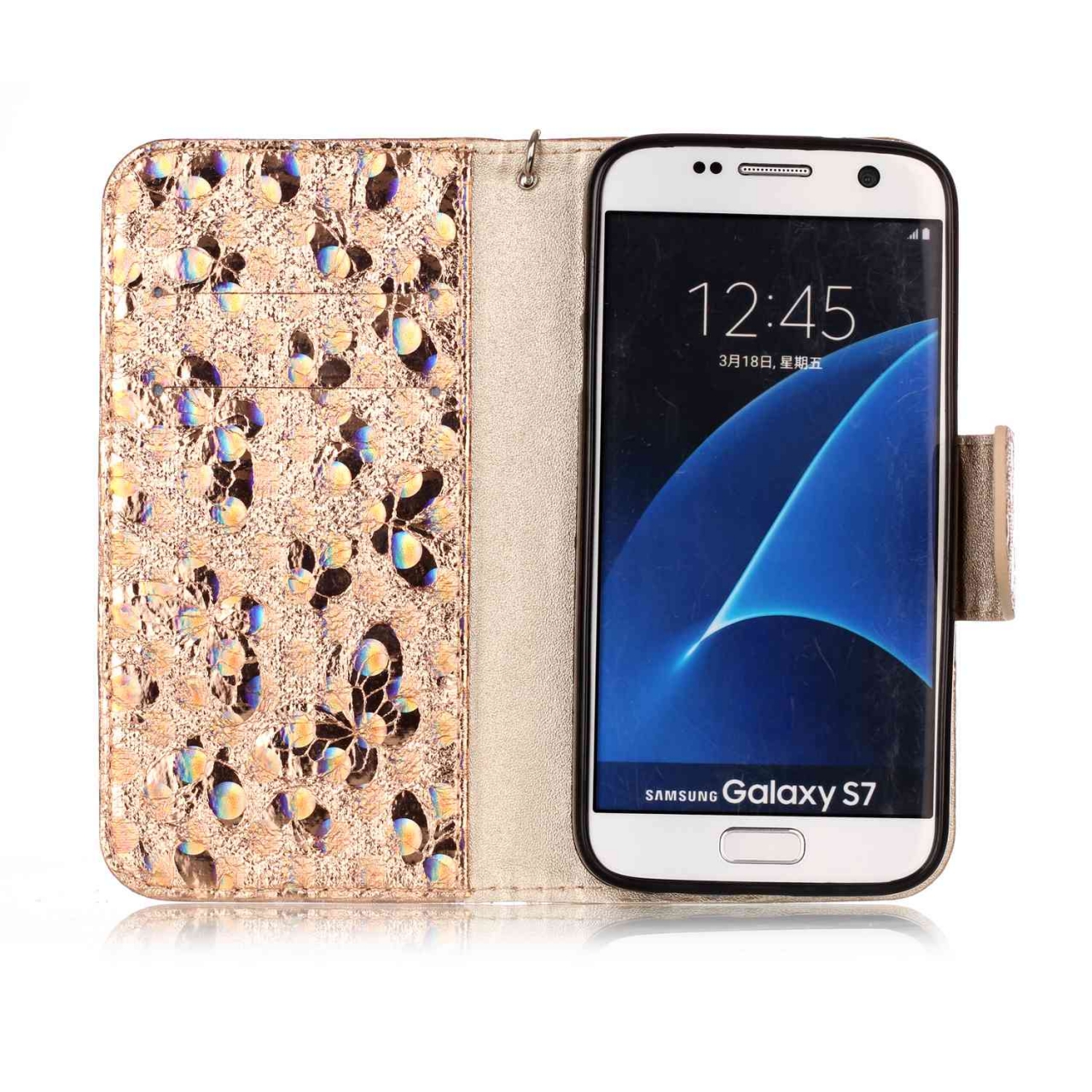 Galaxy S7 Leather Wallet Case Cover