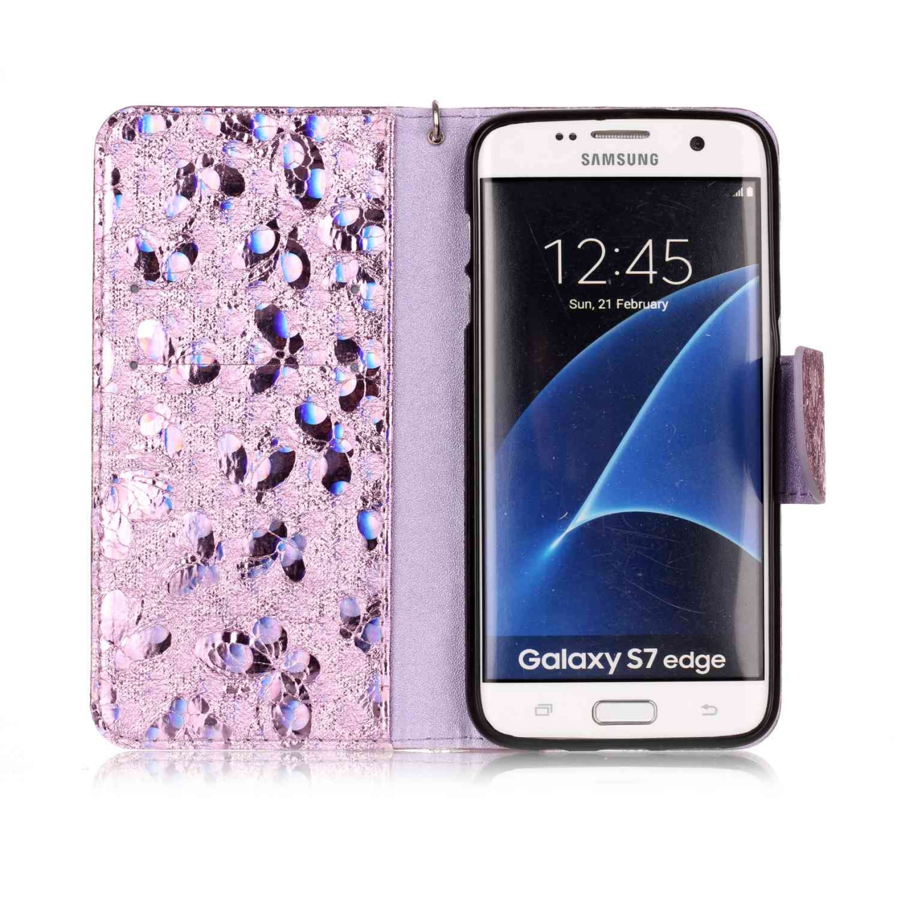 Galaxy S7 Edge Leather Wallet Case Cover Galaxy S7 Edge Leather Wallet Case Cover