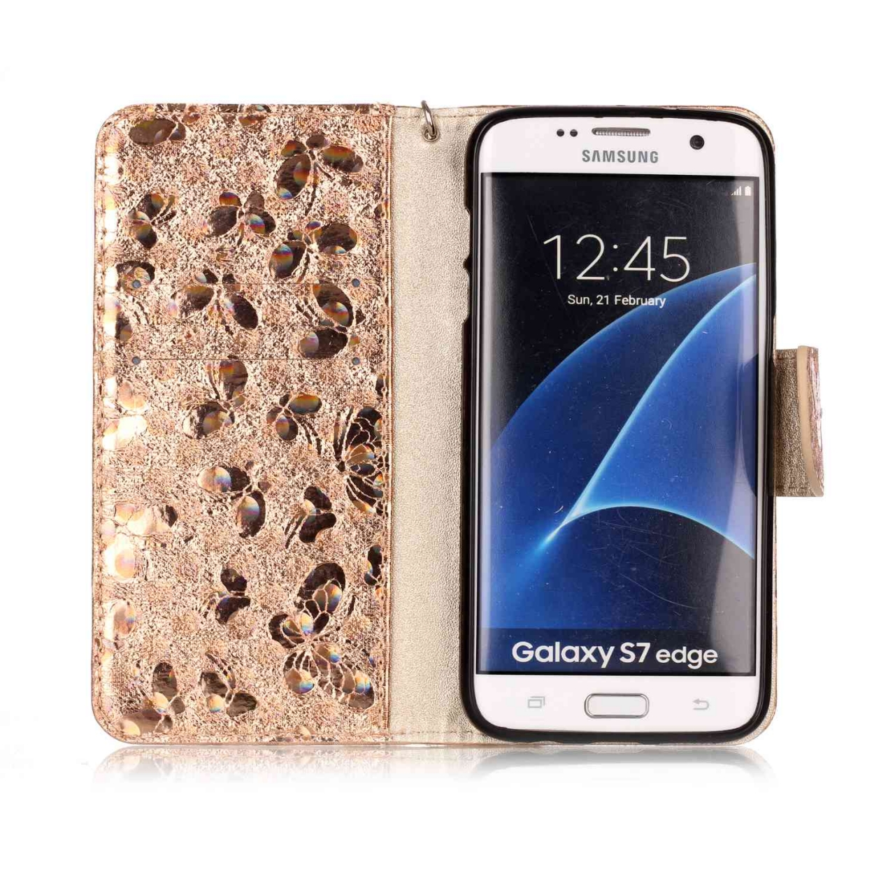 Galaxy S7 Edge Leather Wallet Case Cover Galaxy S7 Edge Leather Wallet Case Cover