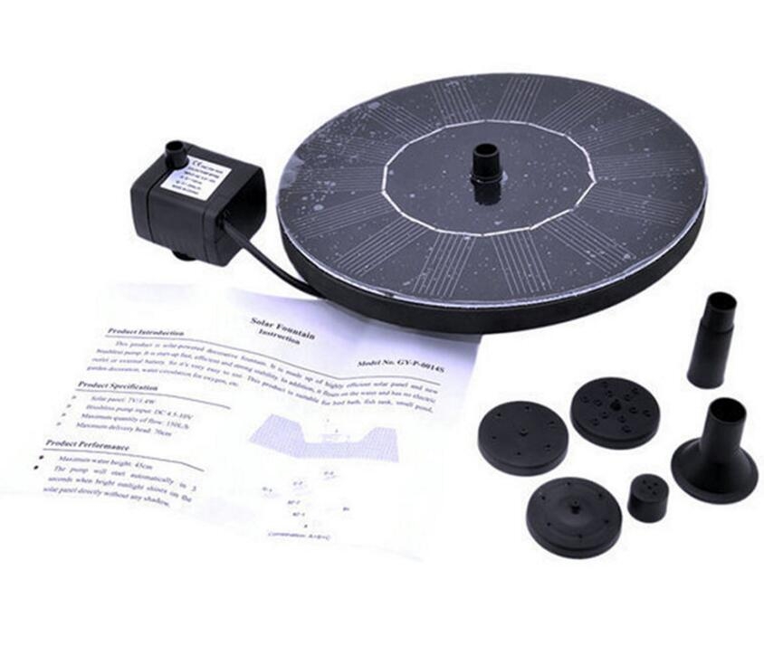 Solar Powered Water Fountain Pump Kit Solar Powered Water Fountain Pump Kit