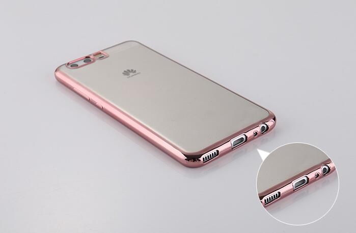 Huawei P10 case Plating Bumper with clear gel back cover case Huawei P10 case Plating Bumper with clear gel back cover case