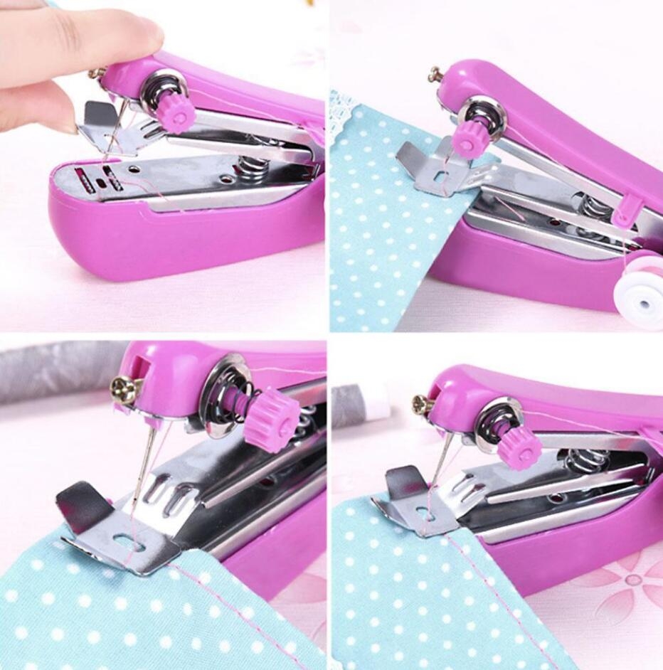 Sewing Machine Mini Handy Clothes Fabric Handheld Sewing Machine Mini Handy Clothes Fabric Handheld