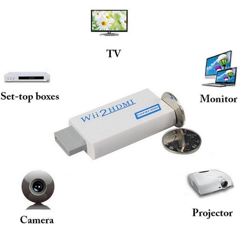 Wii HDMI Converter Adapter
