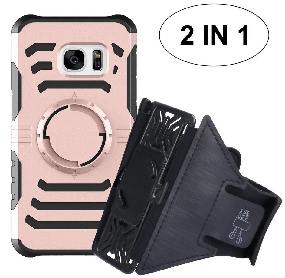 iPhone 7 Plus case Anti Shock Hard Case With Armband Case