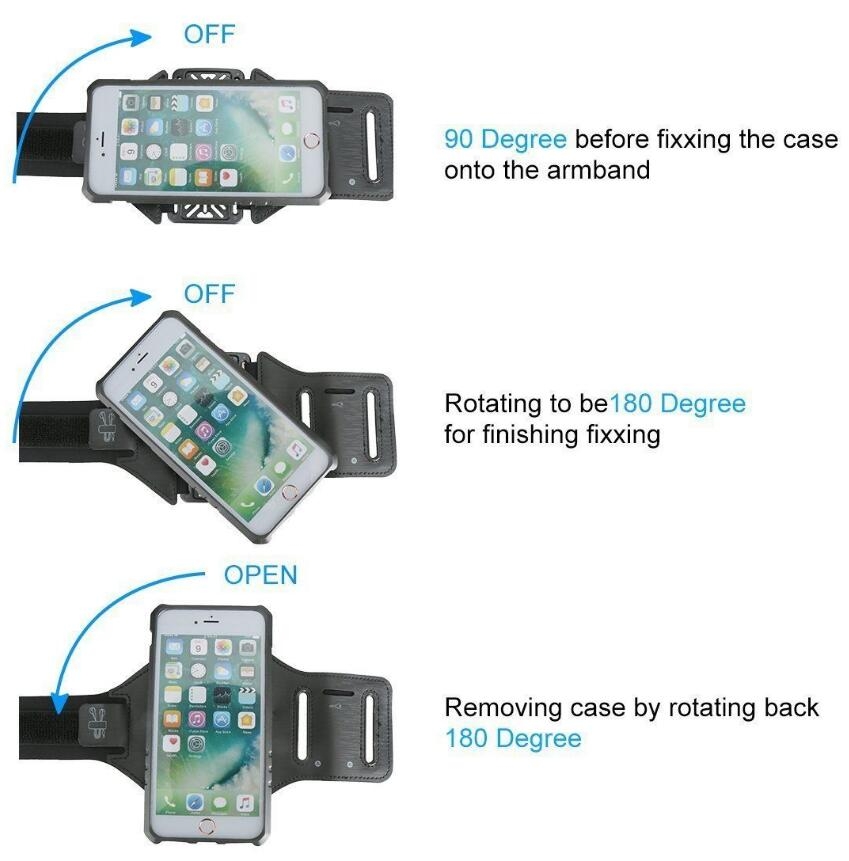 iPhone 7 Plus case Anti Shock Hard Case With Armband Case