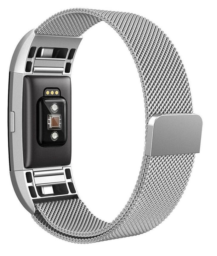 Fitbit Charge 2 Replacement Bands stainless steel-LARGE Fitbit Charge 2 Replacement Bands stainless steel-LARGE
