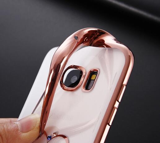 Galaxy S7 Edge case bumper w clear gel back cover Galaxy S7 Edge case bumper w clear gel back cover
