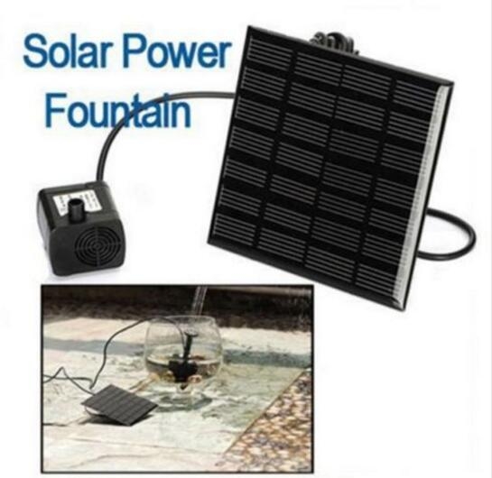 Solar Powered Water Fountain Pump Kit