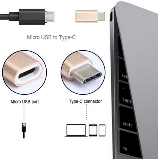 Mini Micro USB Adapter to USB Type-C Adapter Converter Mini Micro USB Adapter to USB Type-C Adapter Converter