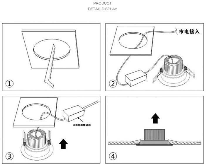 LED DownLight-3 inch 5W LED DownLight-3 inch 5W