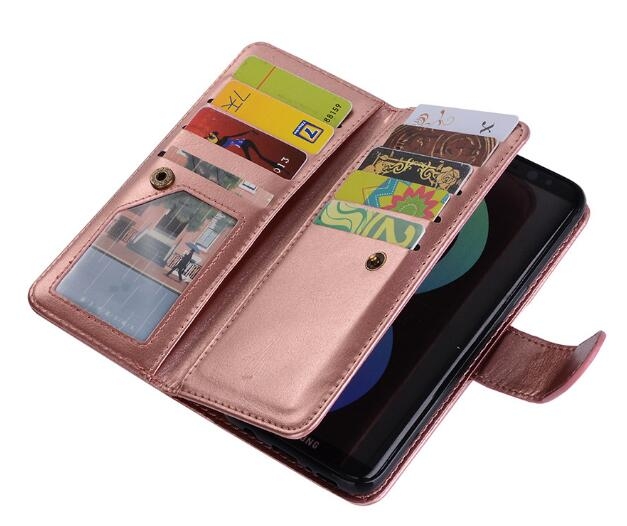 Galaxy S7 Edge detachable full wallet leather case