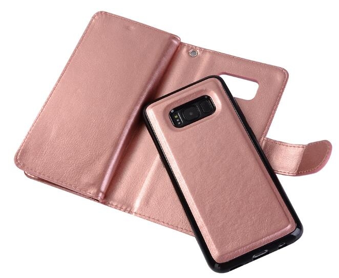 Galaxy S7 Edge detachable full wallet leather case